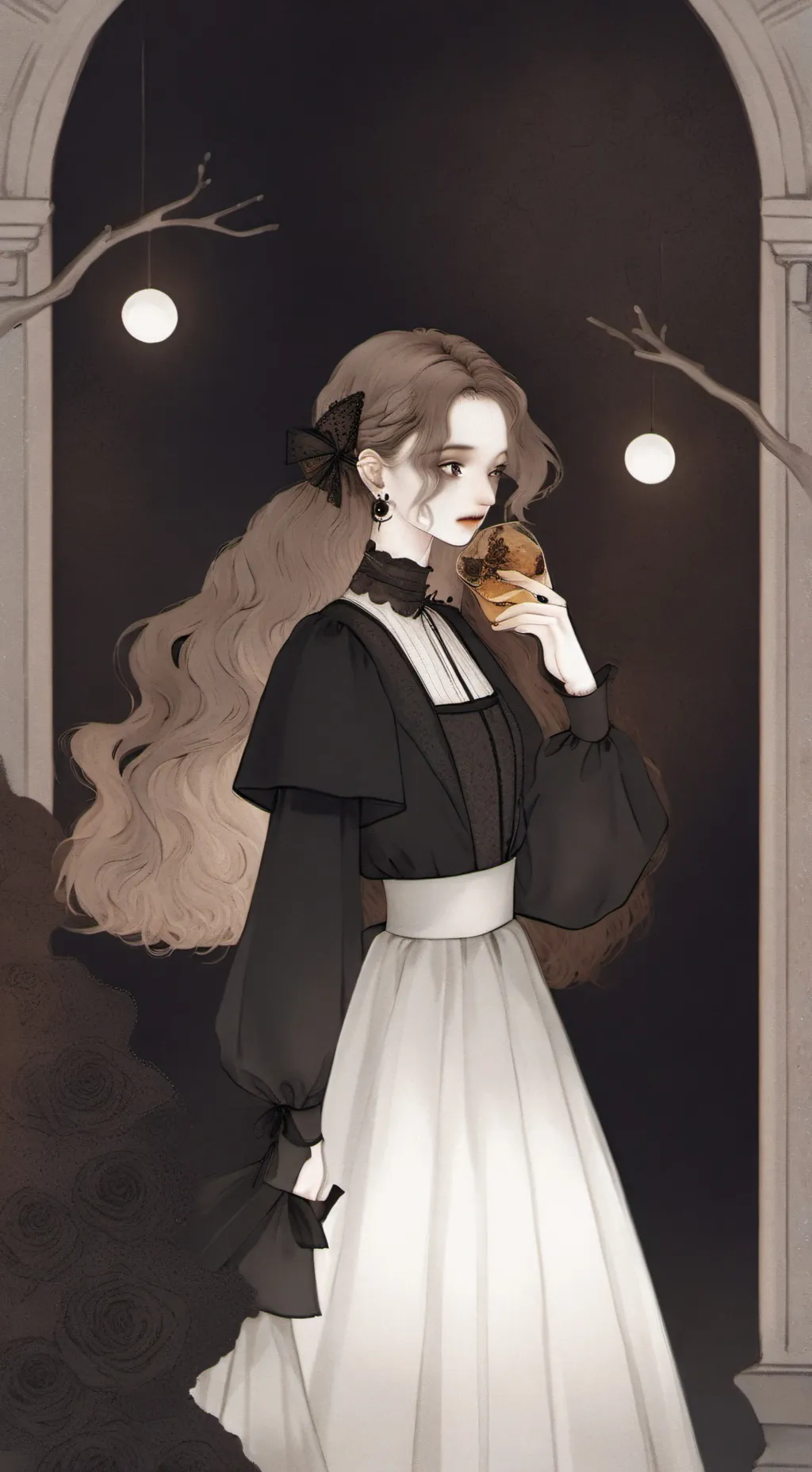 ai character: KNY X GREEK MYTHS background