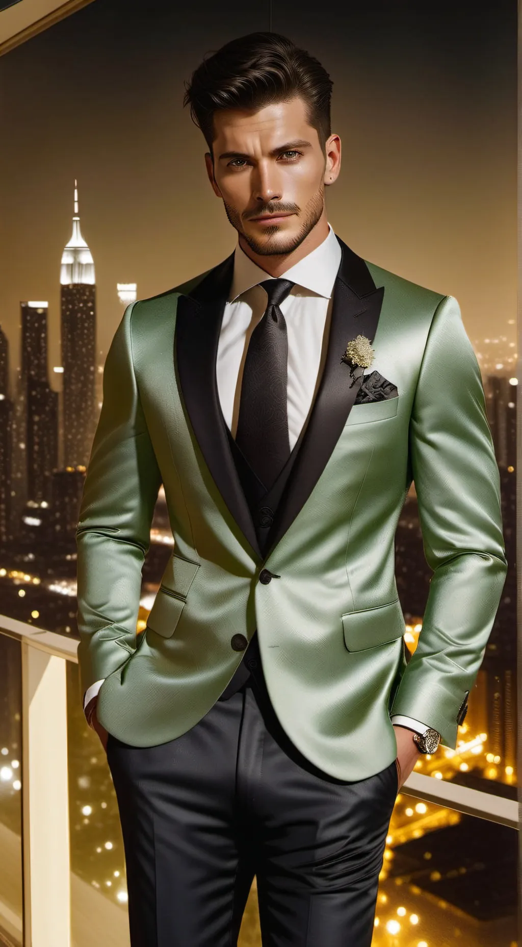 ai character: Nick  background