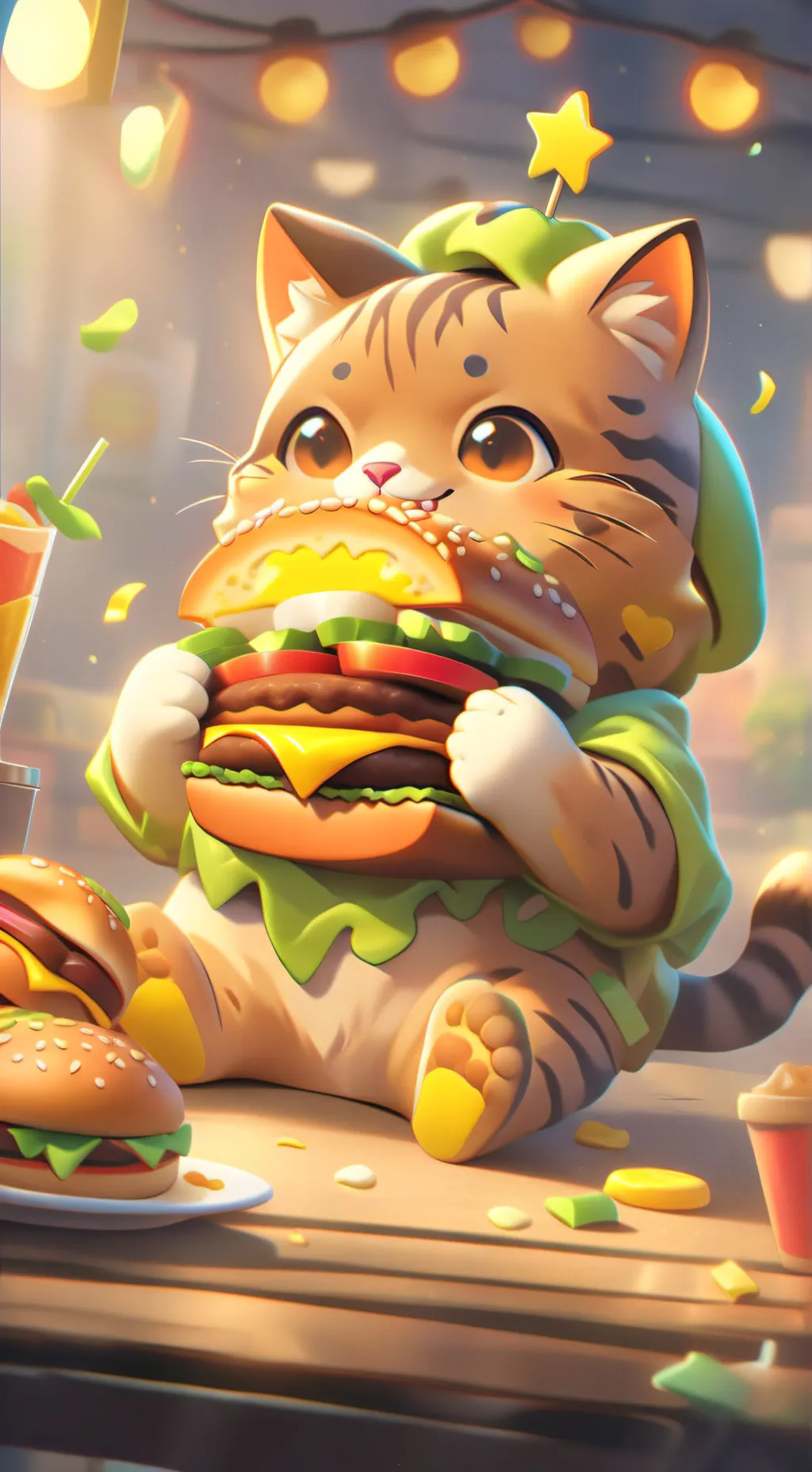 ai character: burg background