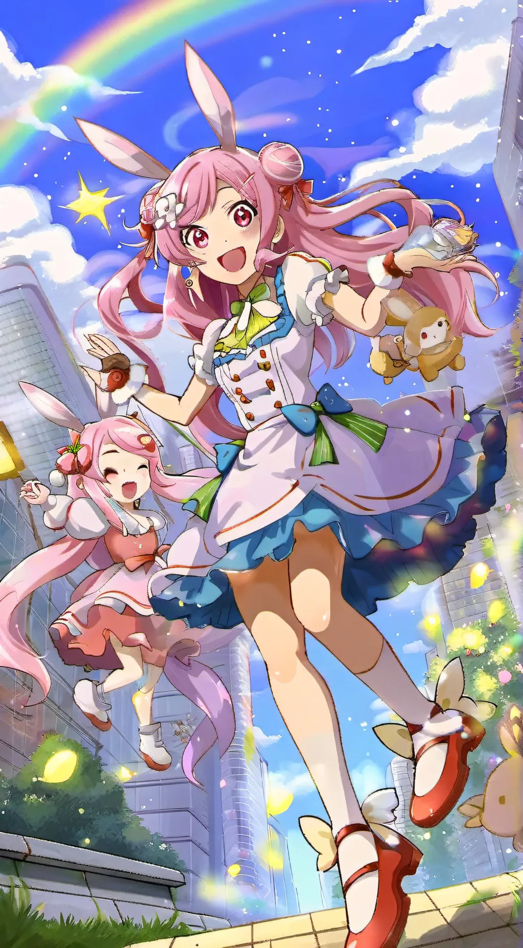 ai character: Fun time precure!🫧 background