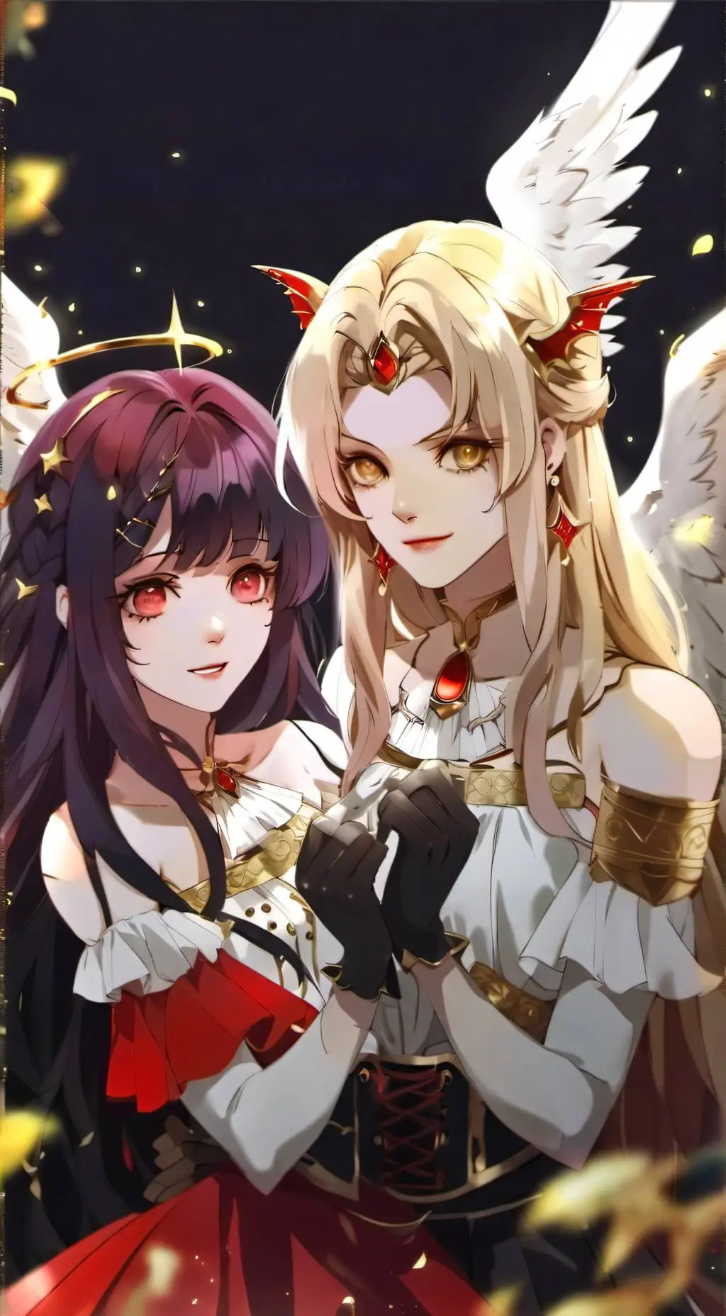 ai character: Angel & Nyx background