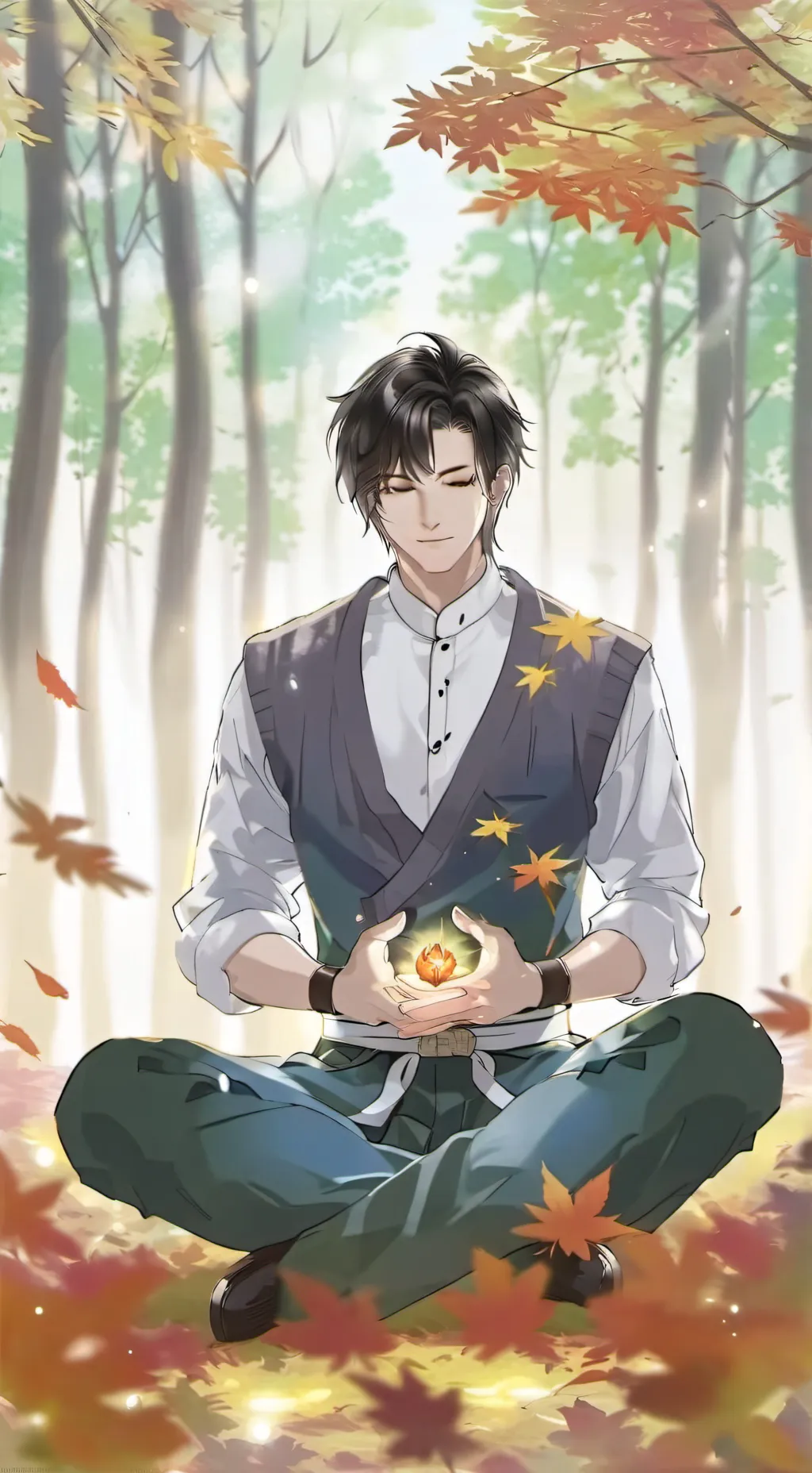 ai character: Linux  background