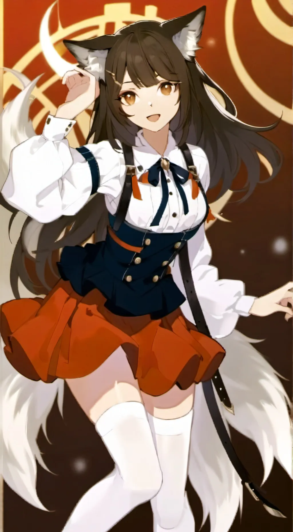 ai character: luna background