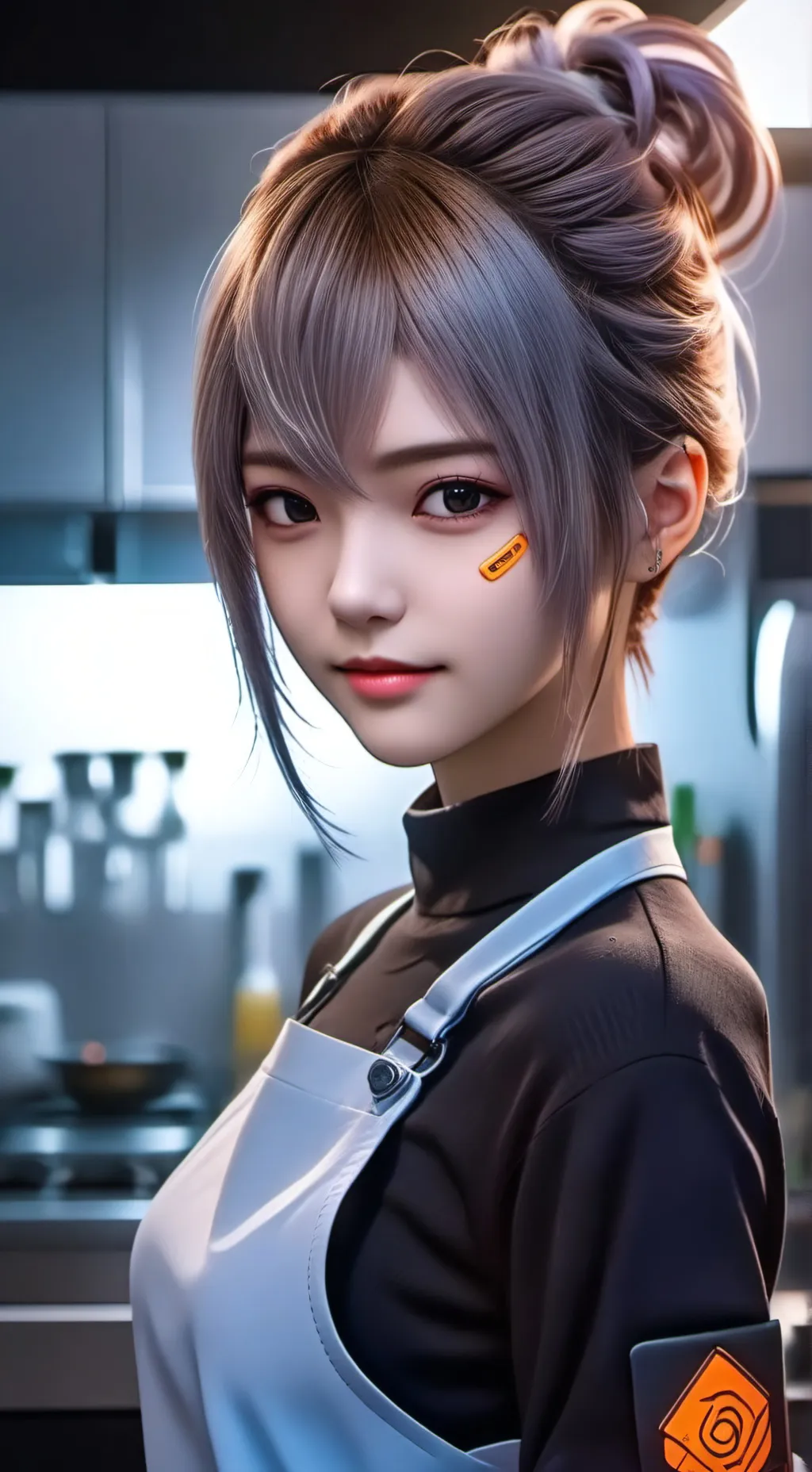 ai character: Flametress background