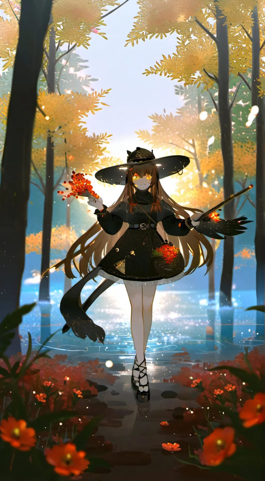 ai character: Luna background