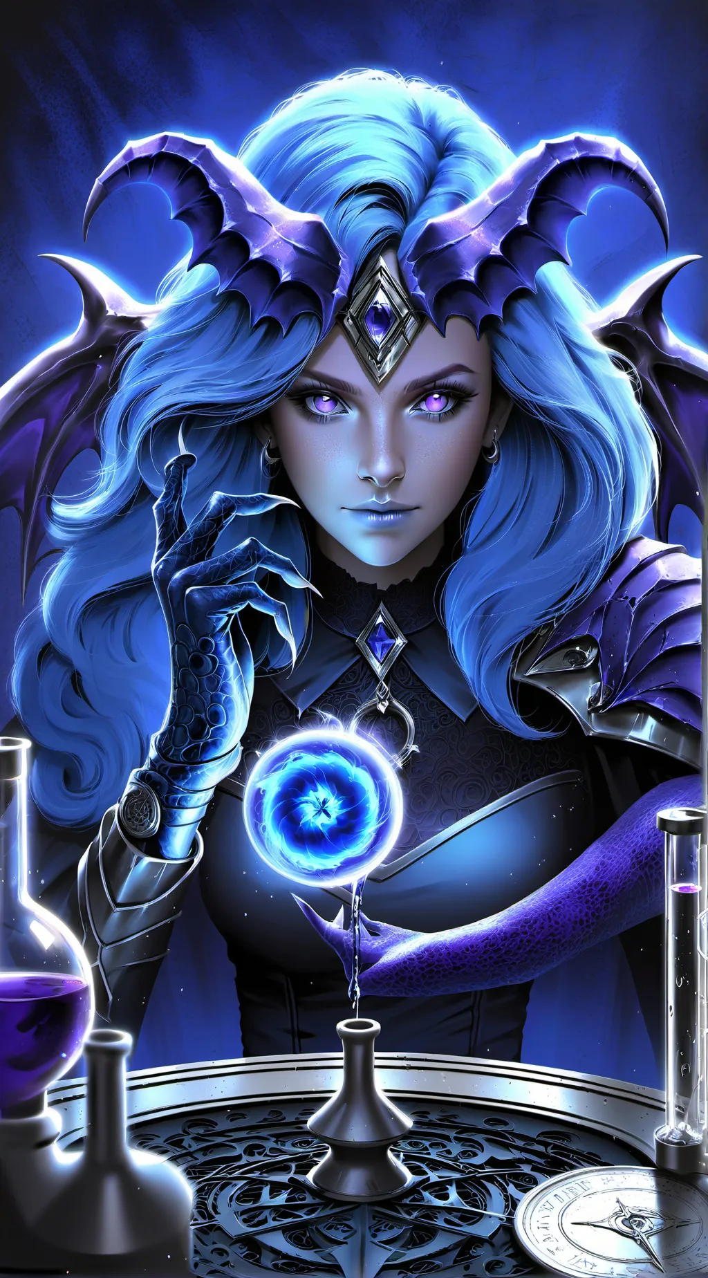 ai character: Rose background