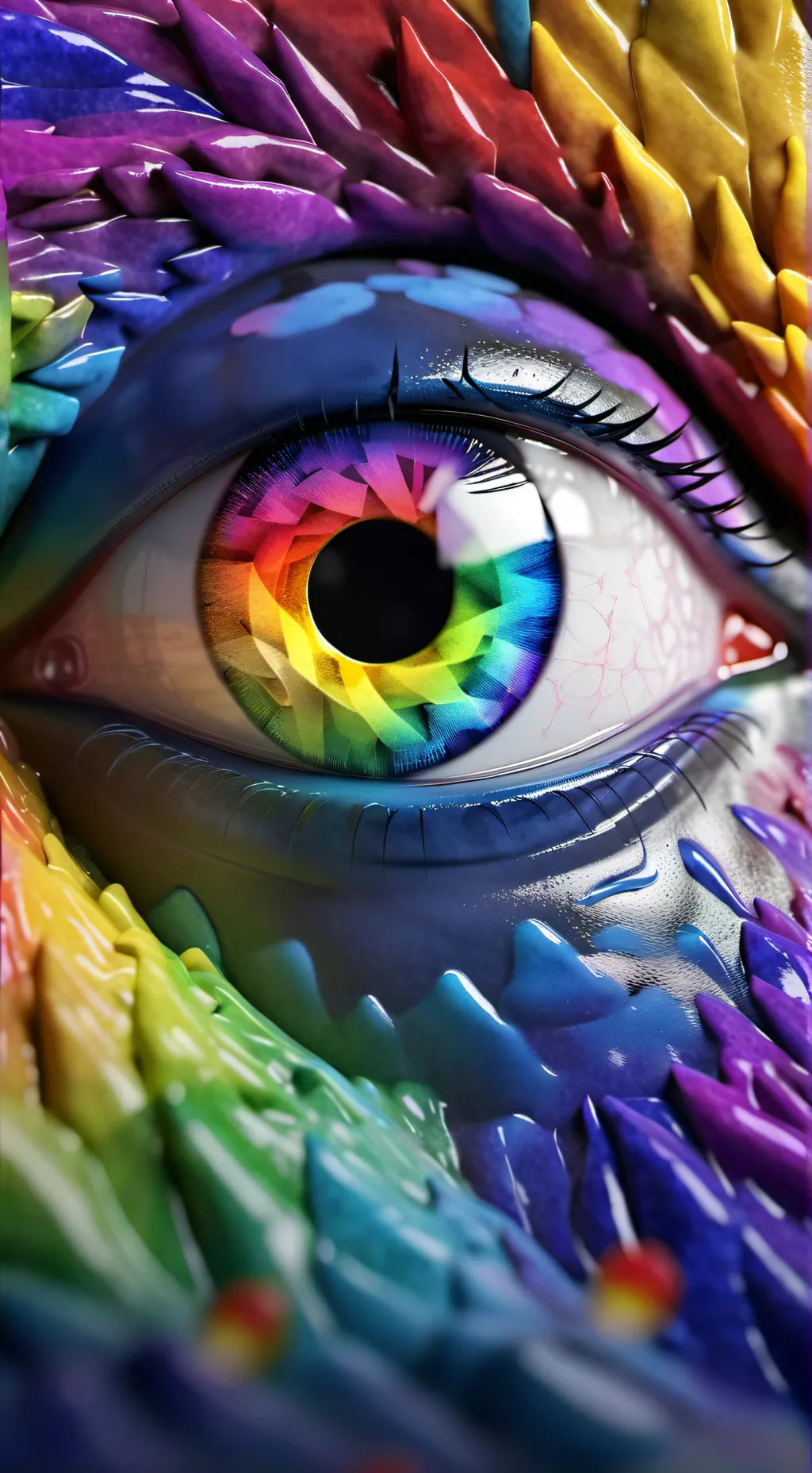 ai character: Soulmate eyeball  background