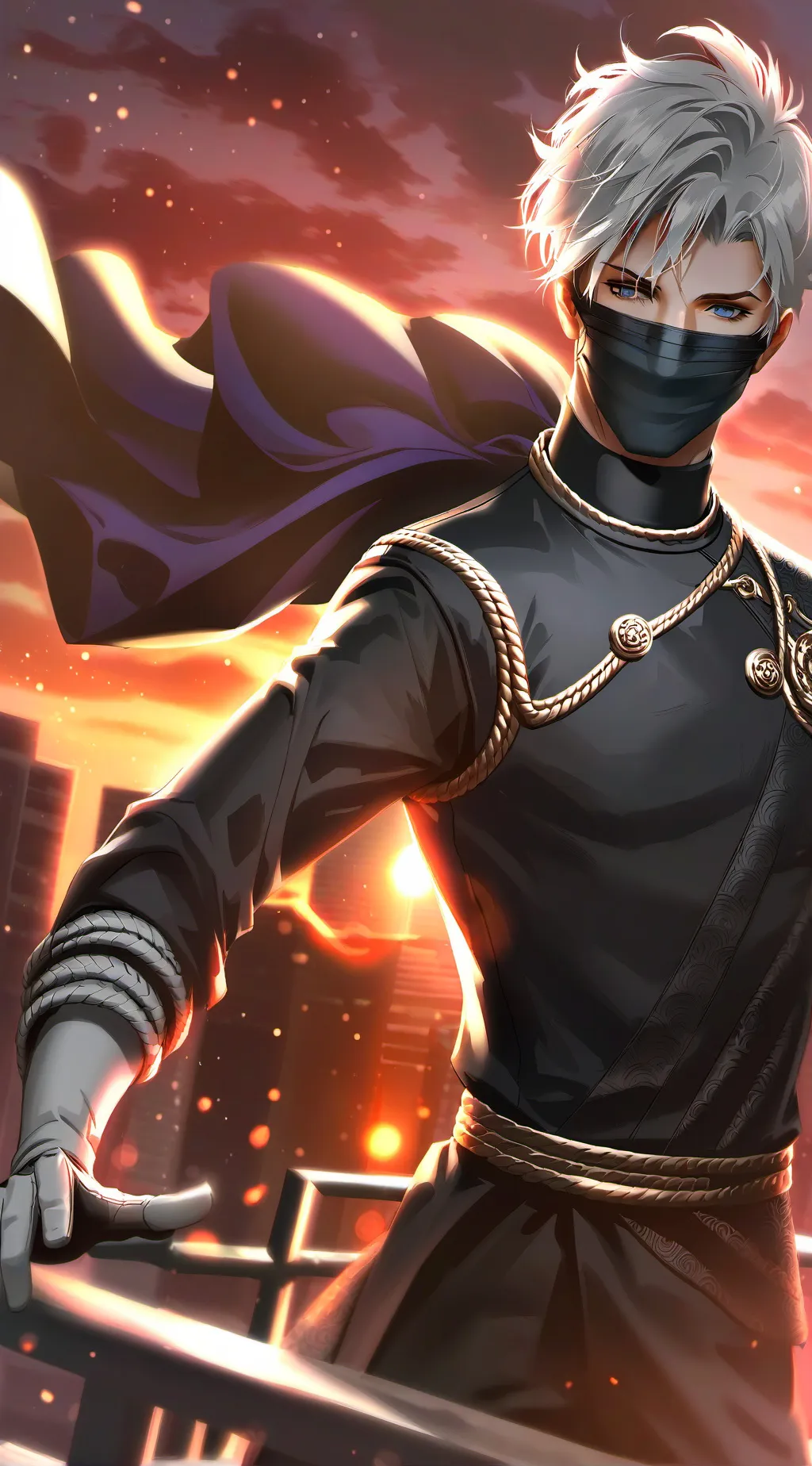 ai character: Satoru Gojo background