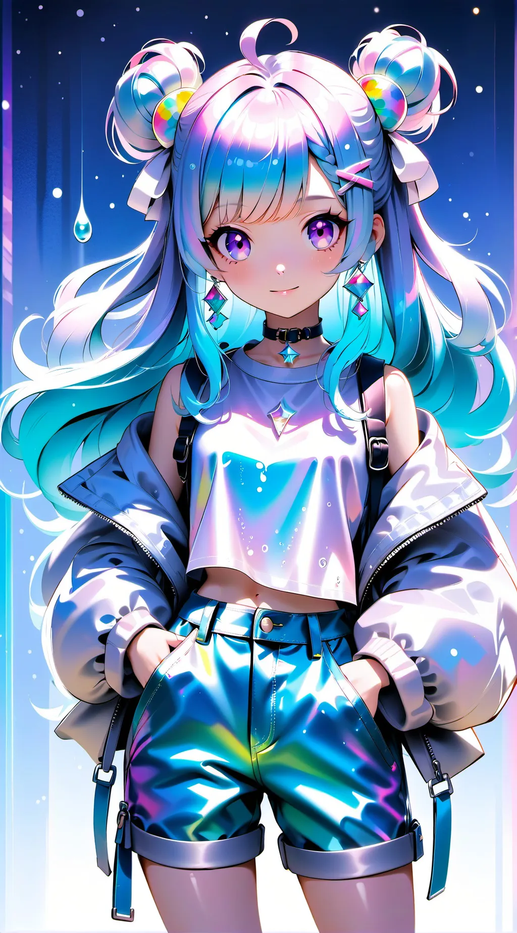 ai character: sky background