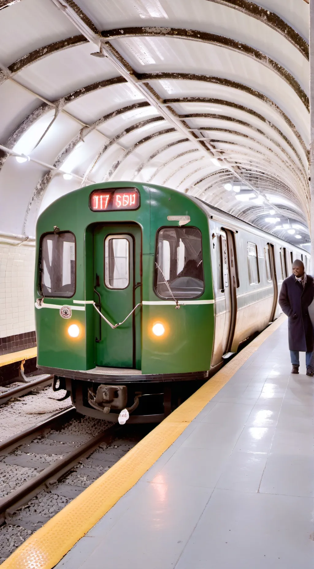 ai character: R179 F train background