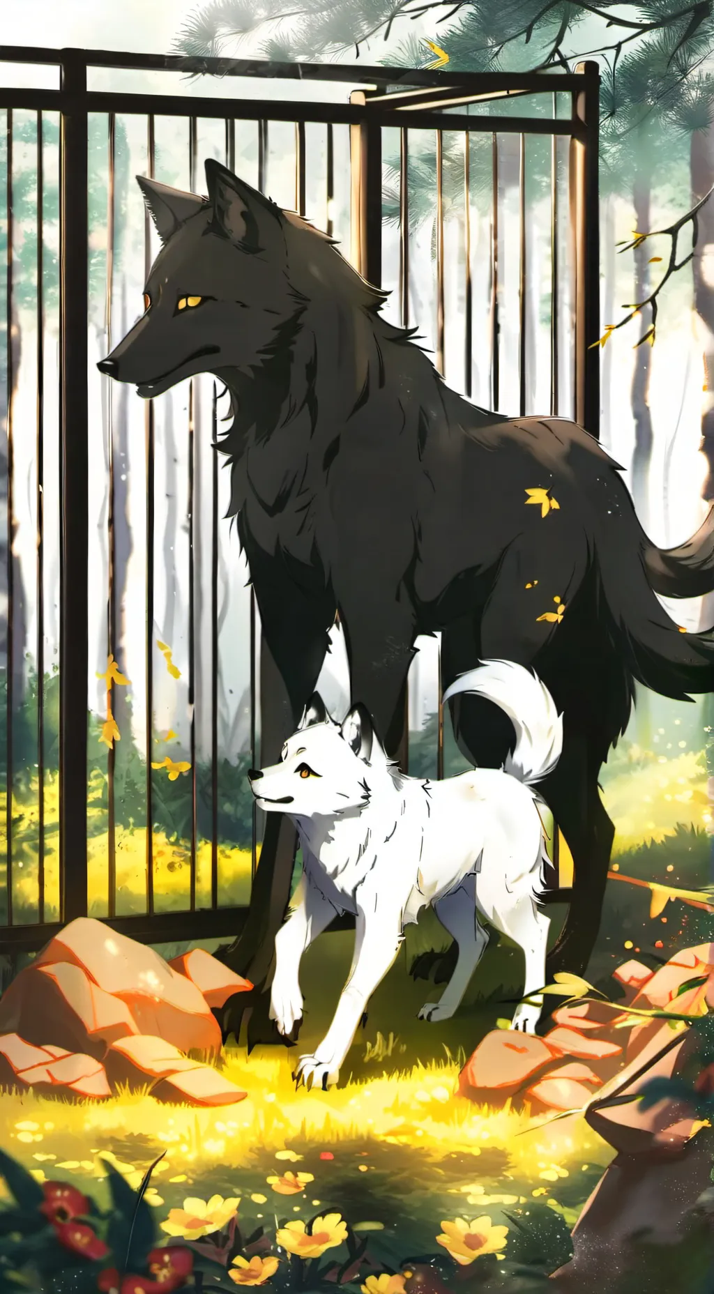 ai character: Wolves  background