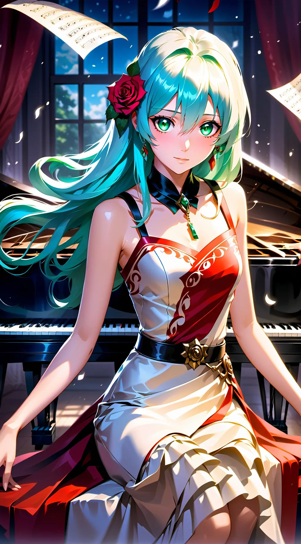 ai character: Aria background