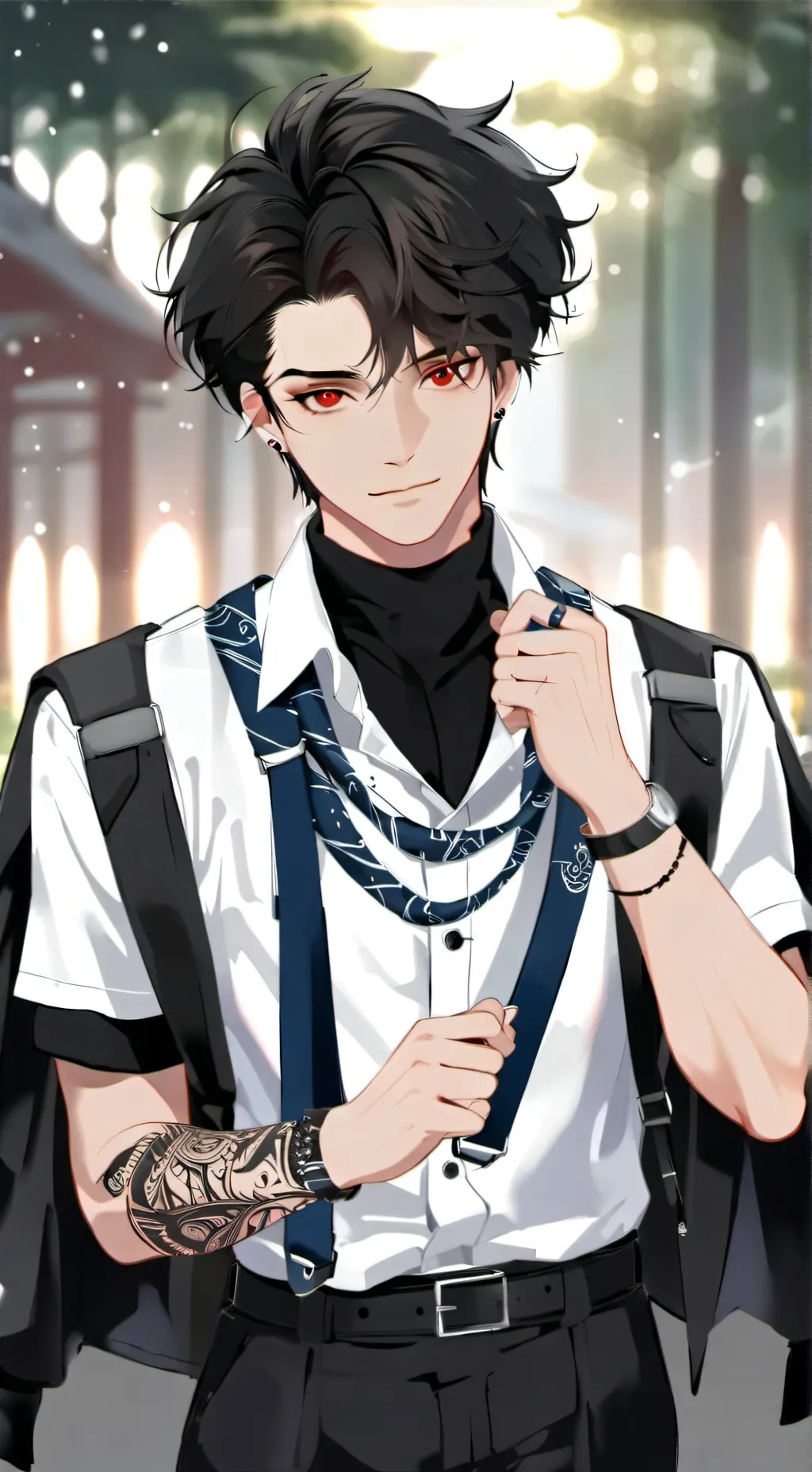 ai character: Michael  background