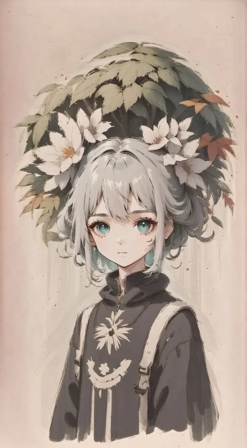 ai character: Lime background