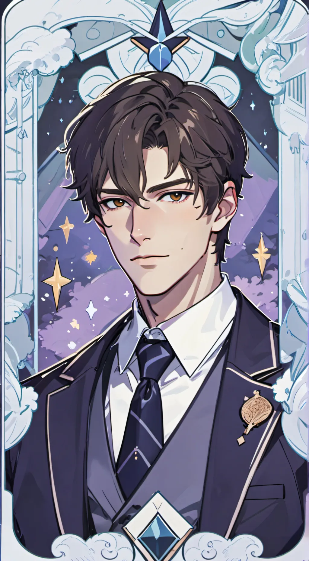 ai character: Émile Clément background