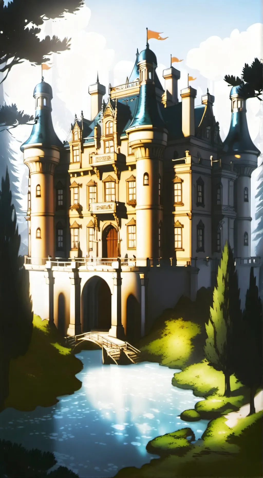 ai character: the world of power background