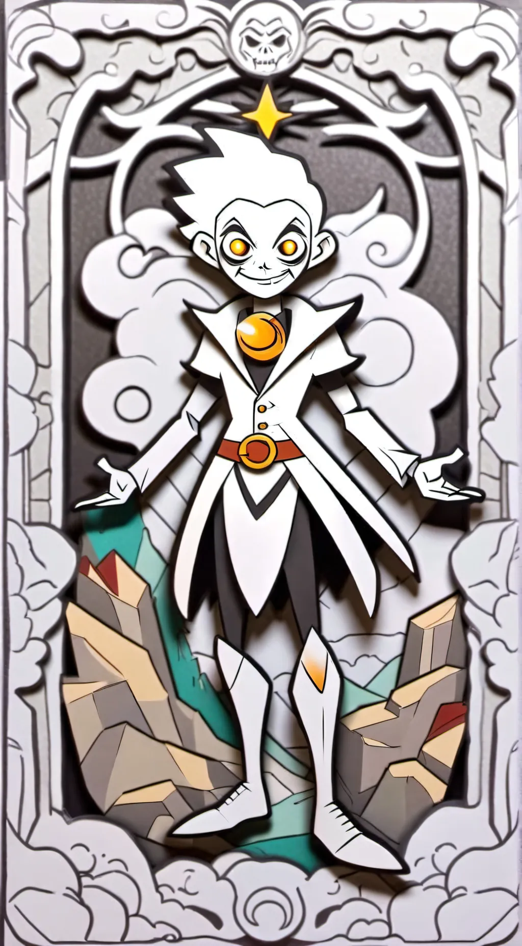 ai character: trollge man background