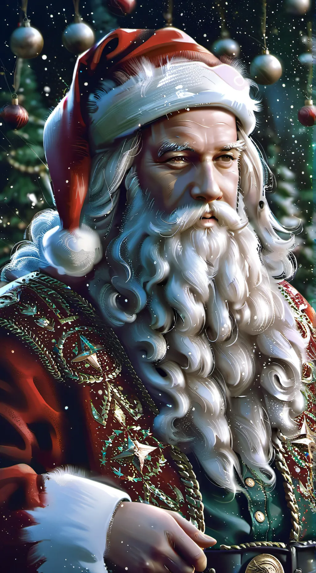 ai character: santa background