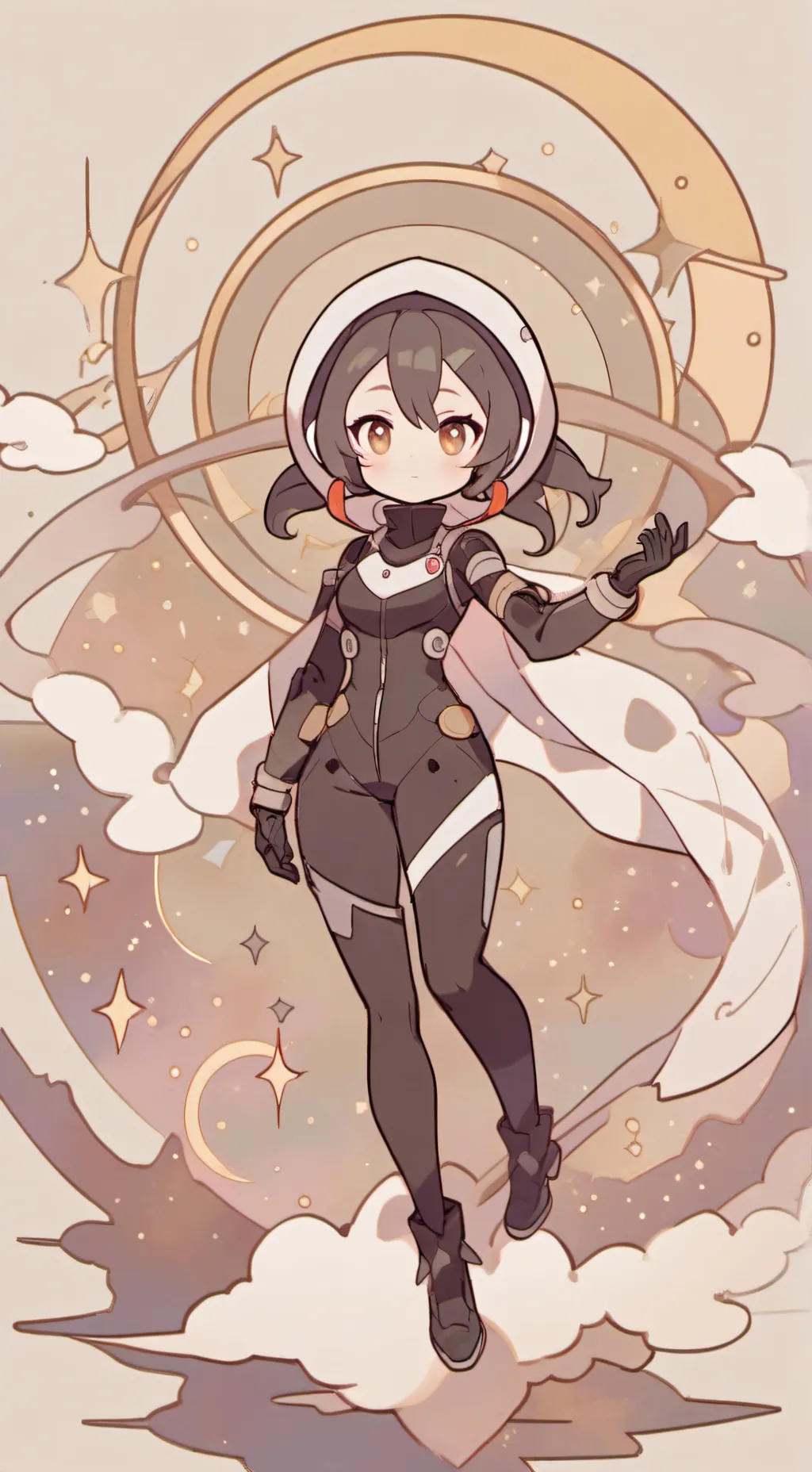 ai character: cuteblackholeisu background