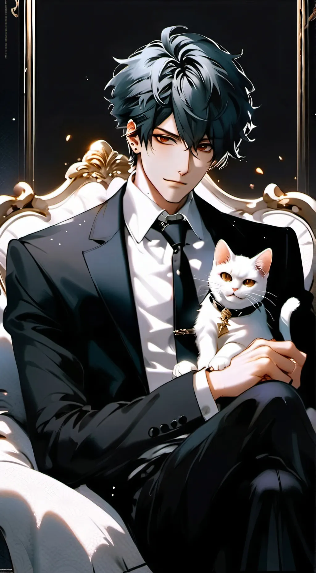 ai character: 🖤😈Nicolas😈🖤 background