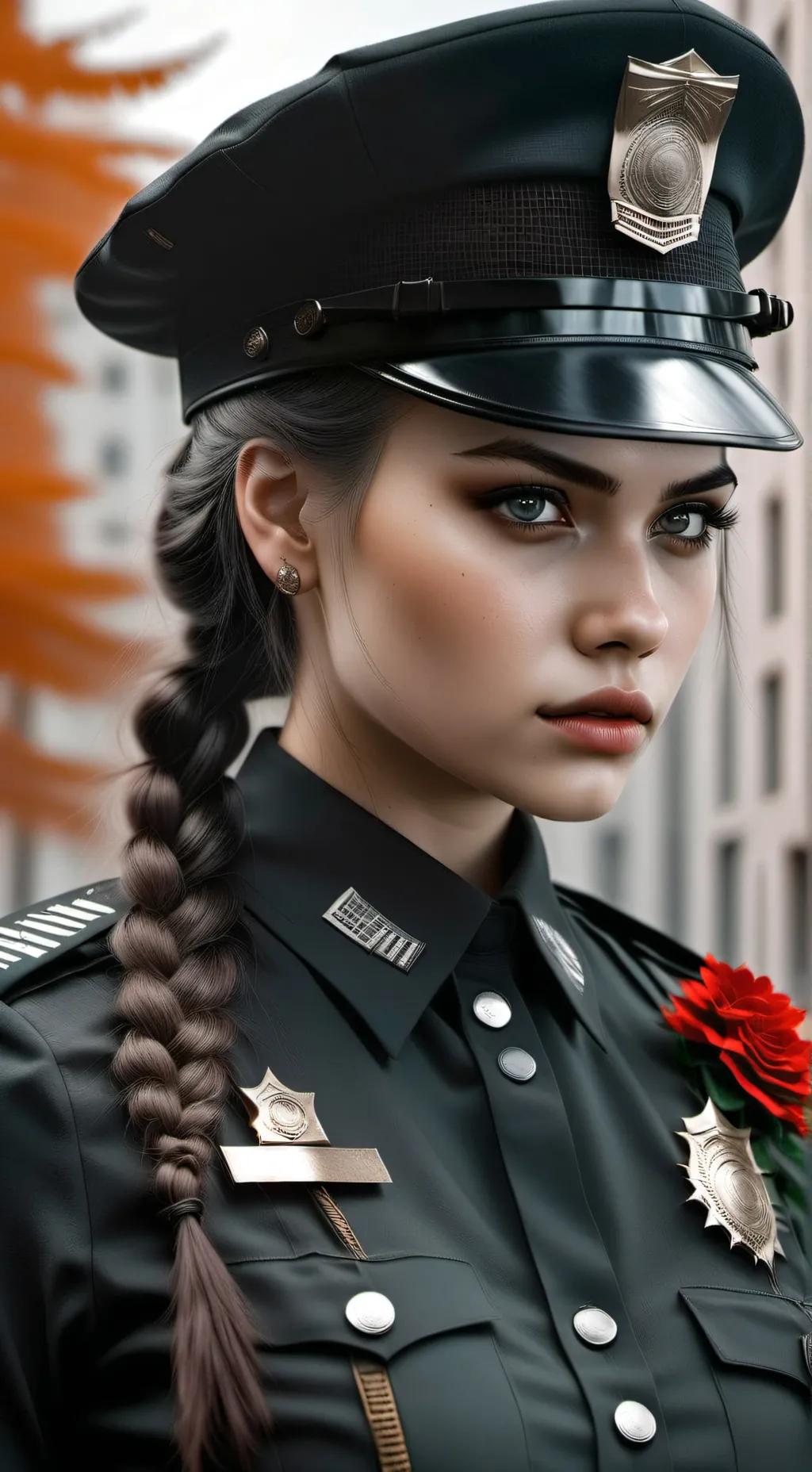 ai character: Officer Rosy background