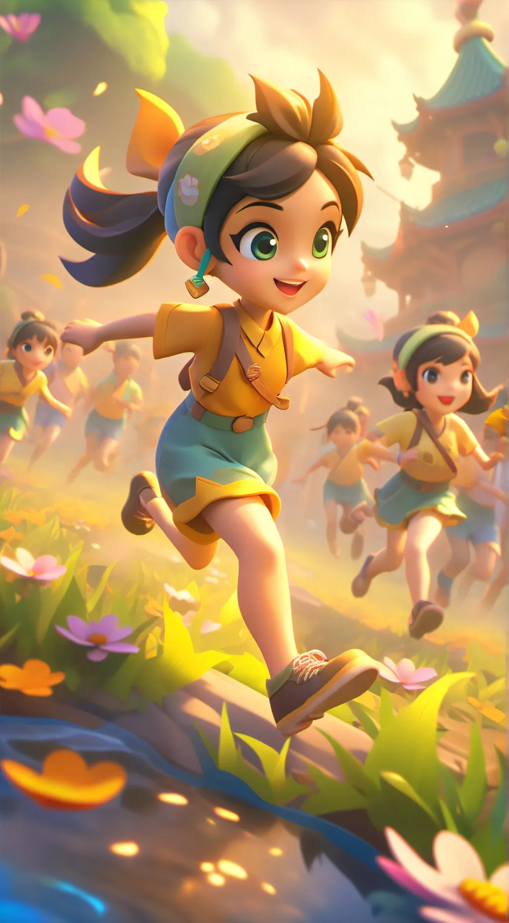 ai character: Zoey background