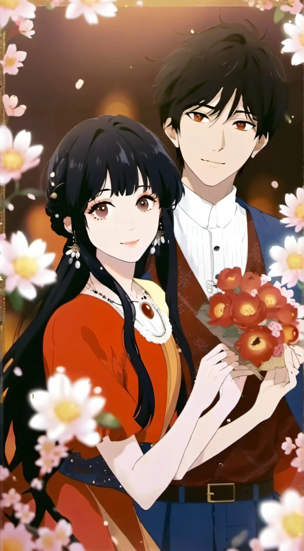 ai character: kristine and ken background