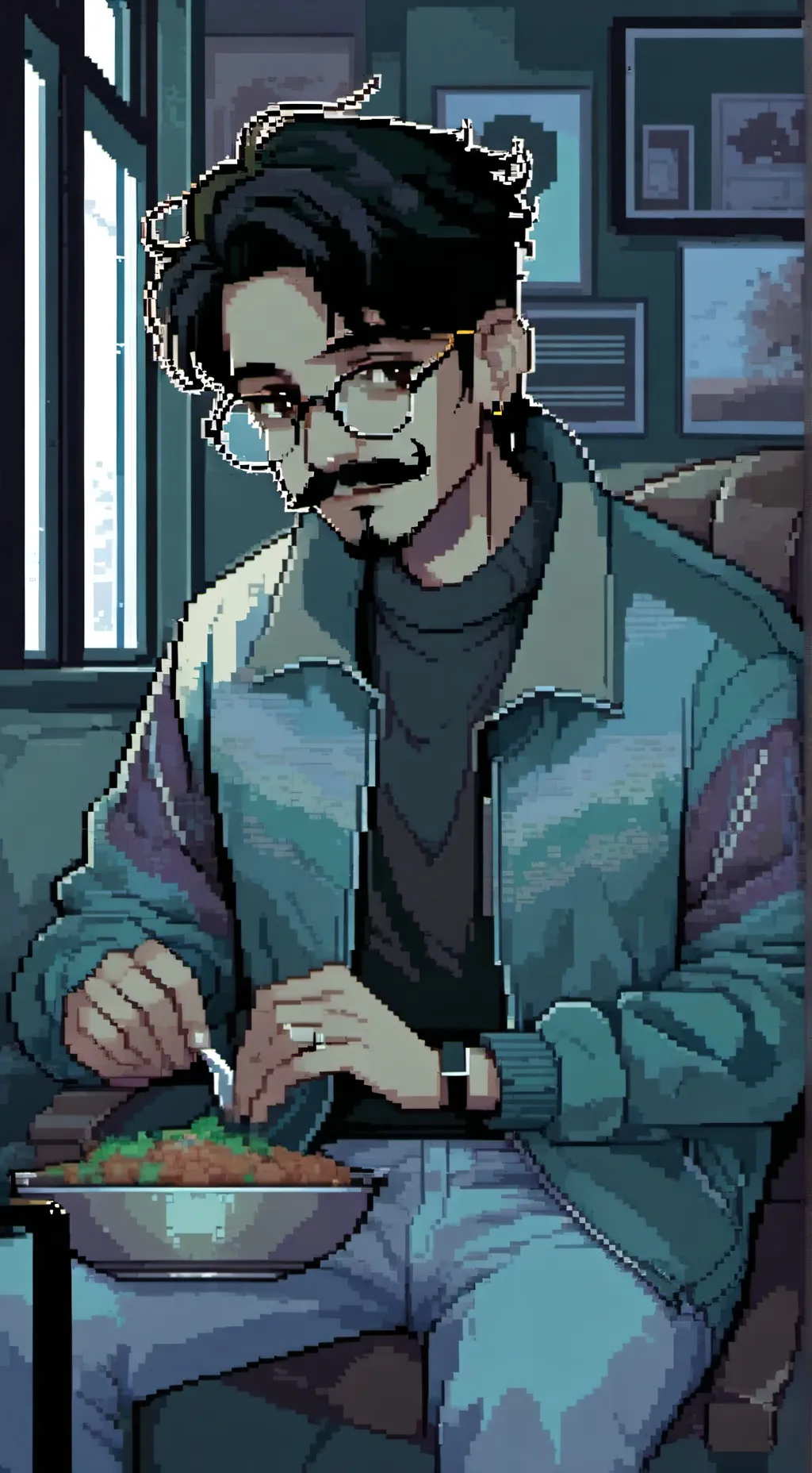 ai character: amir the ubereats background