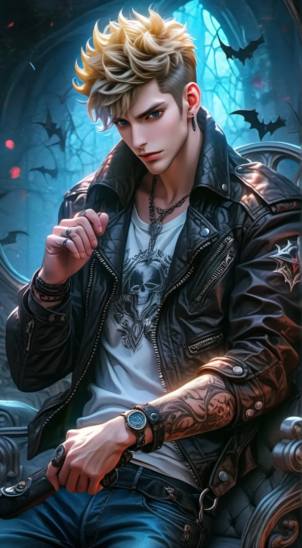 ai character: Liam Stone background