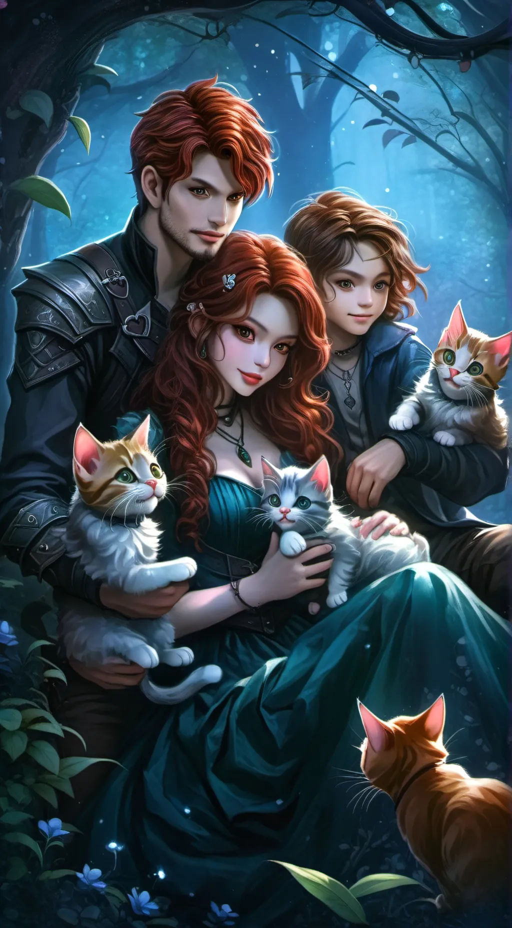 ai character: CHRISTMAS TIME WOO background