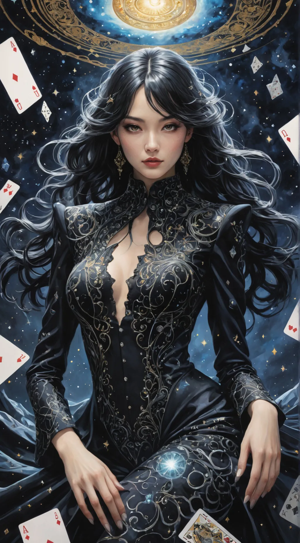 ai character: Luna background