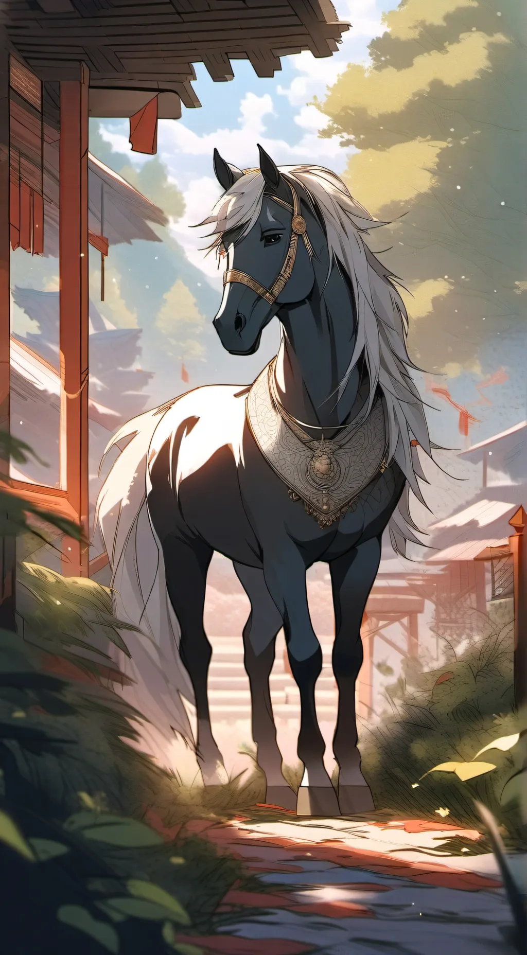 ai character: horse tamers?????? background
