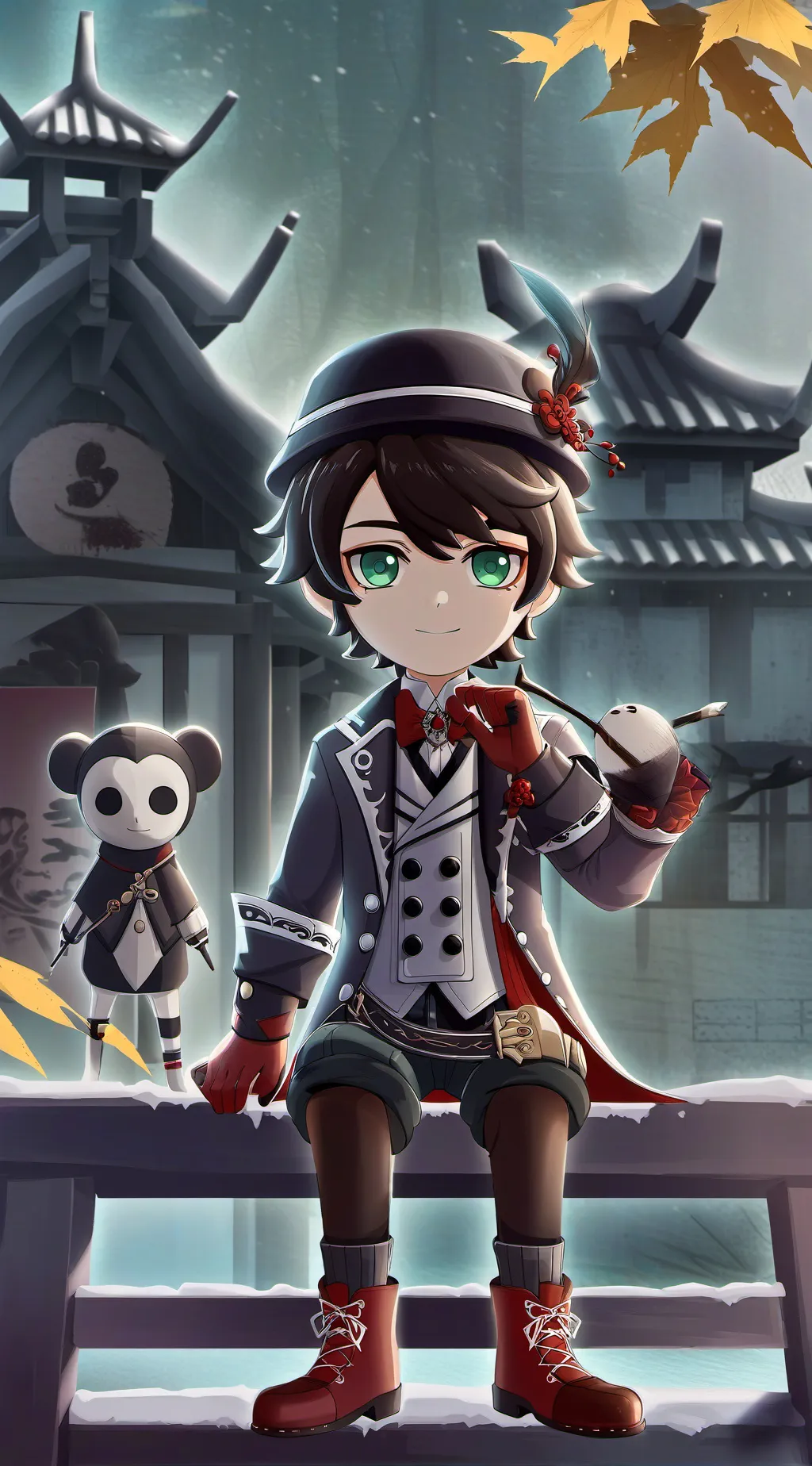 ai character:  h... background