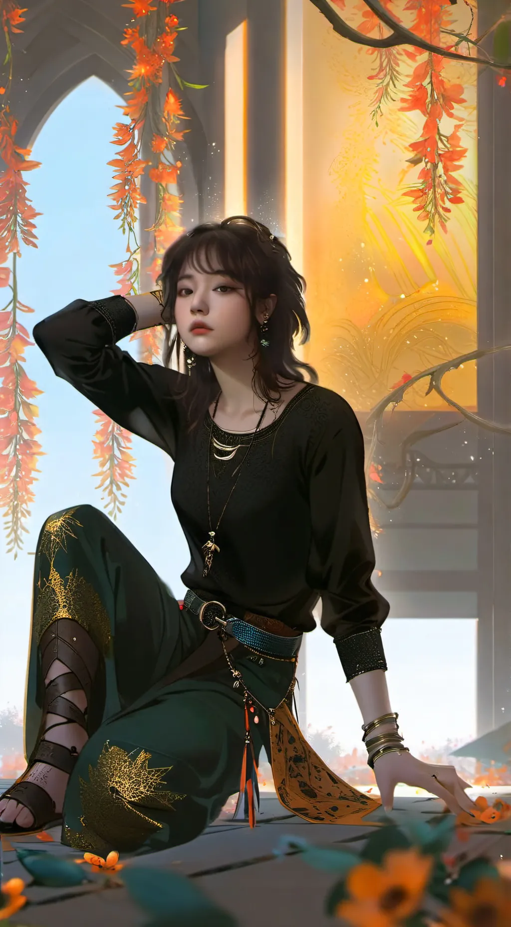 ai character: maya background