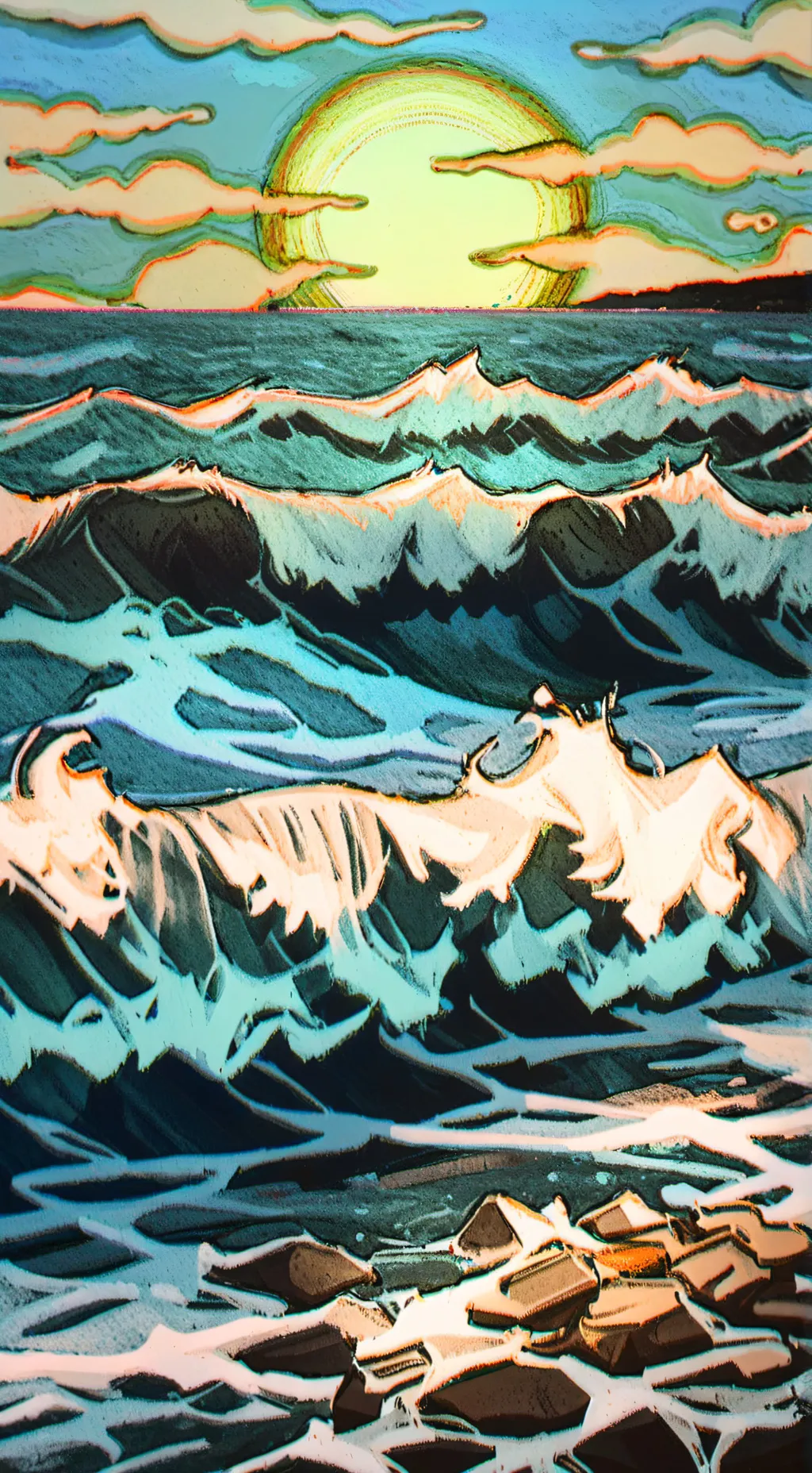 ai character: count to 100 background