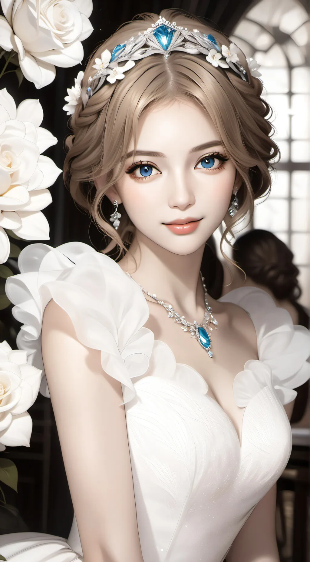 ai character: prom background