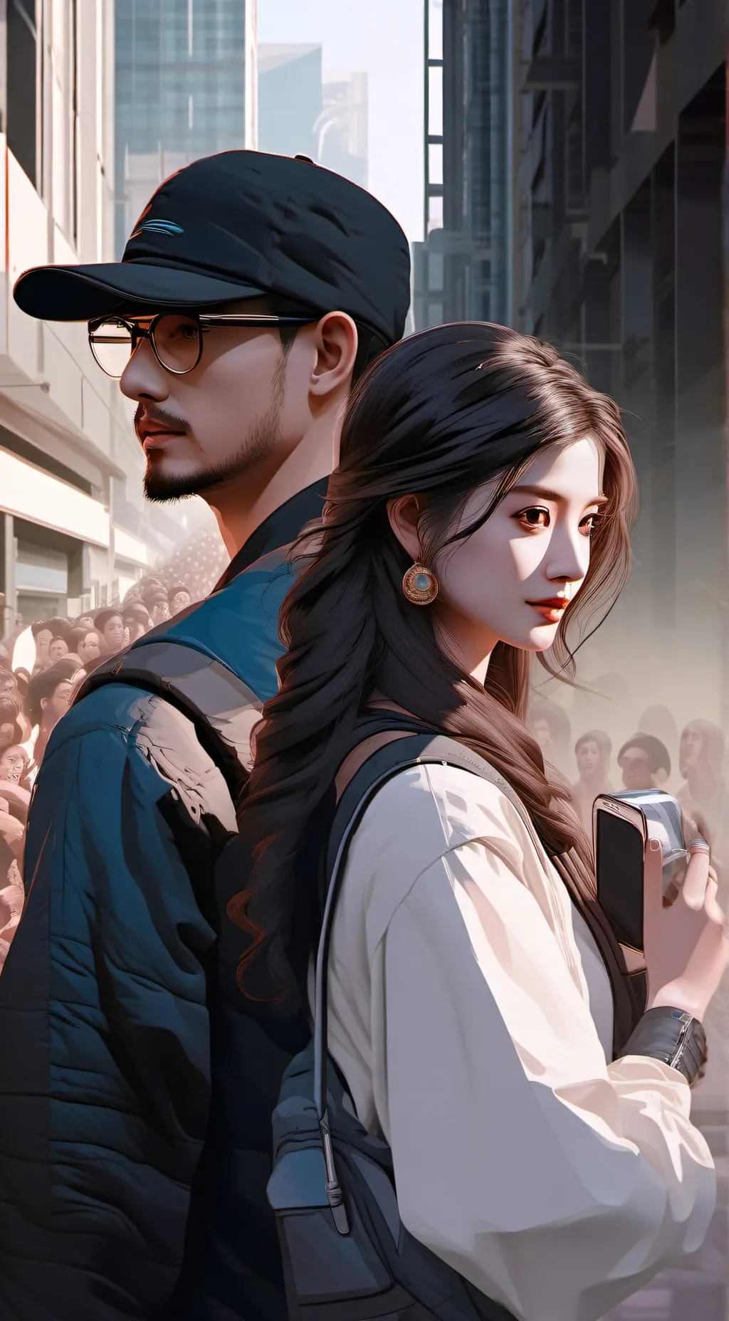 ai character: siri vs google background