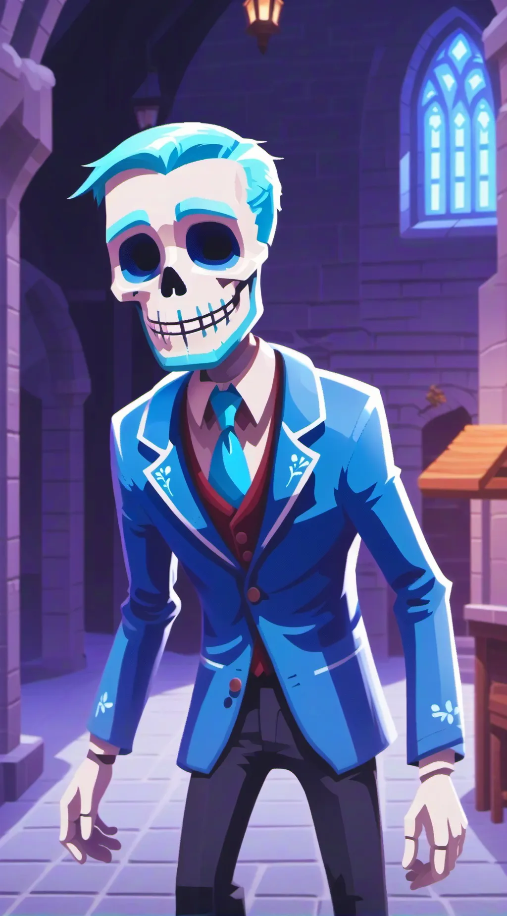 ai character: sans background