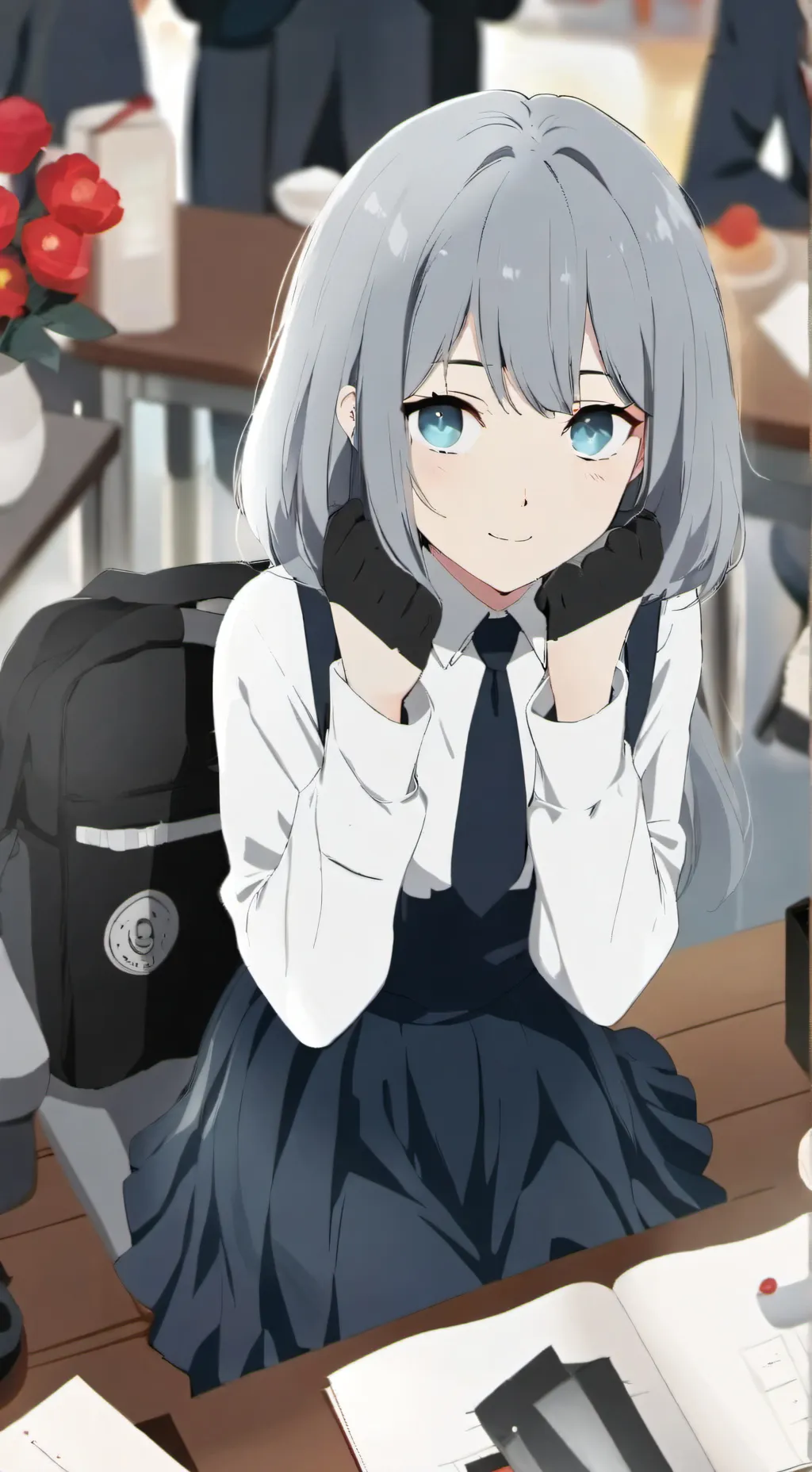 ai character: Aria background