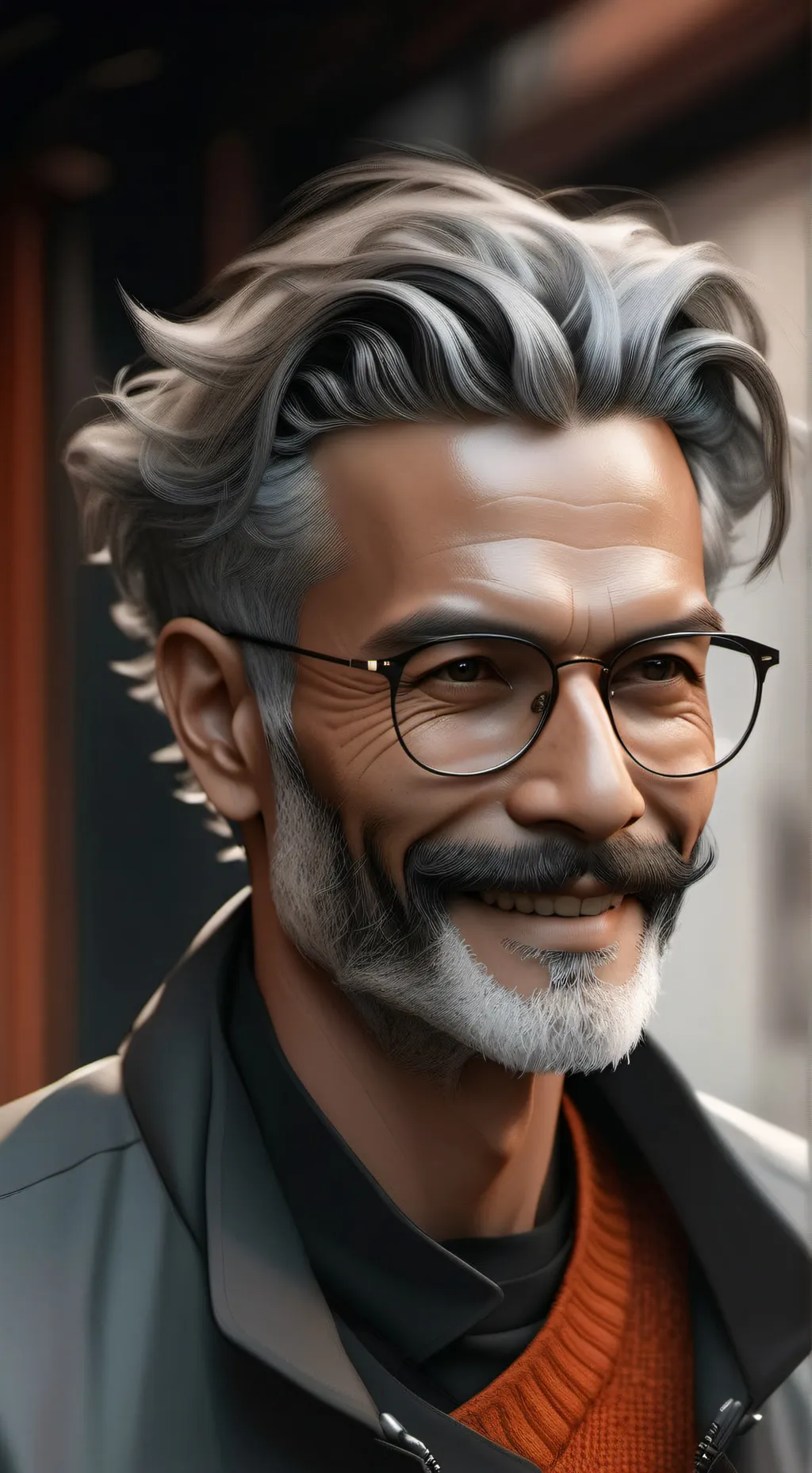 ai character: brother  background