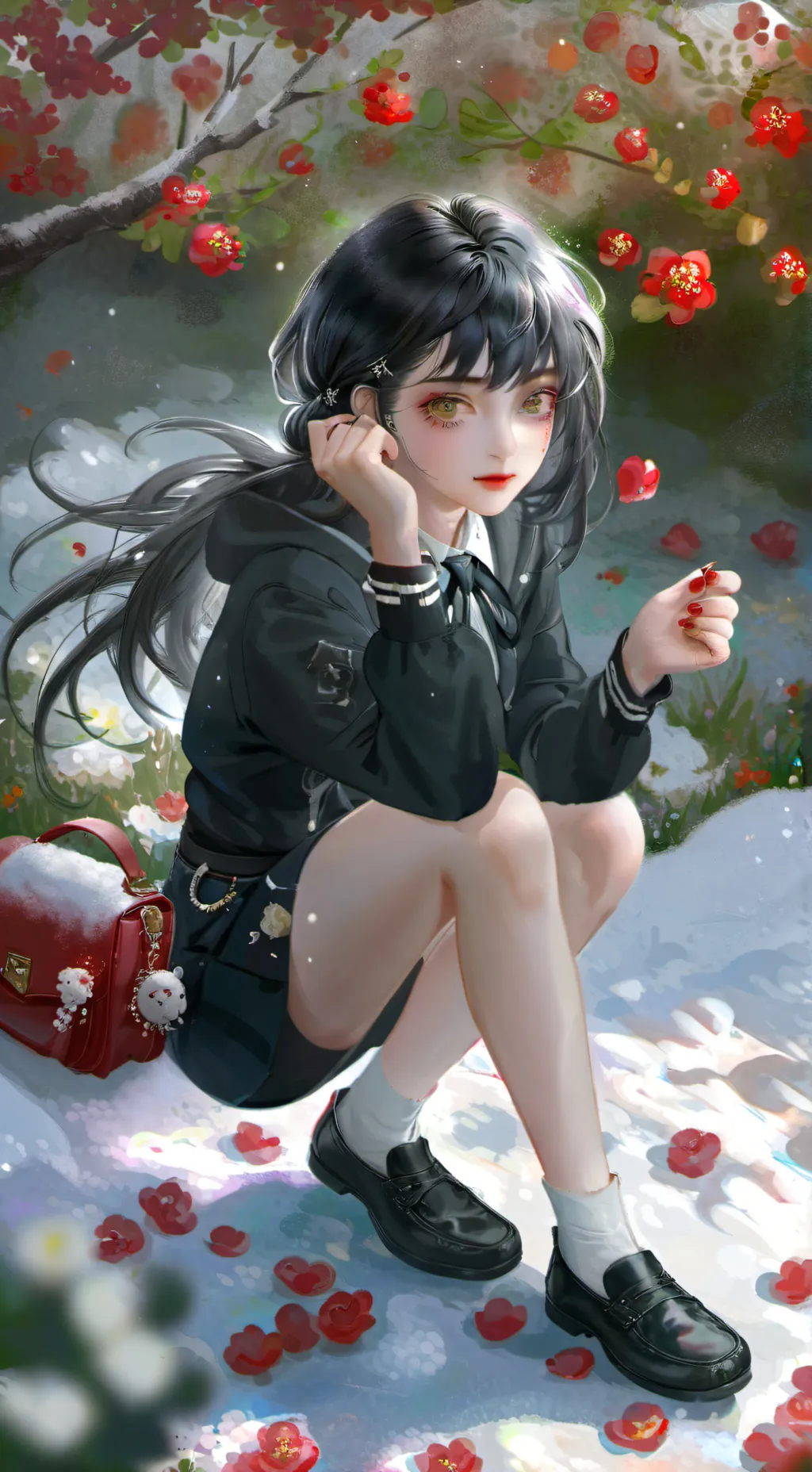 ai character: ava  background