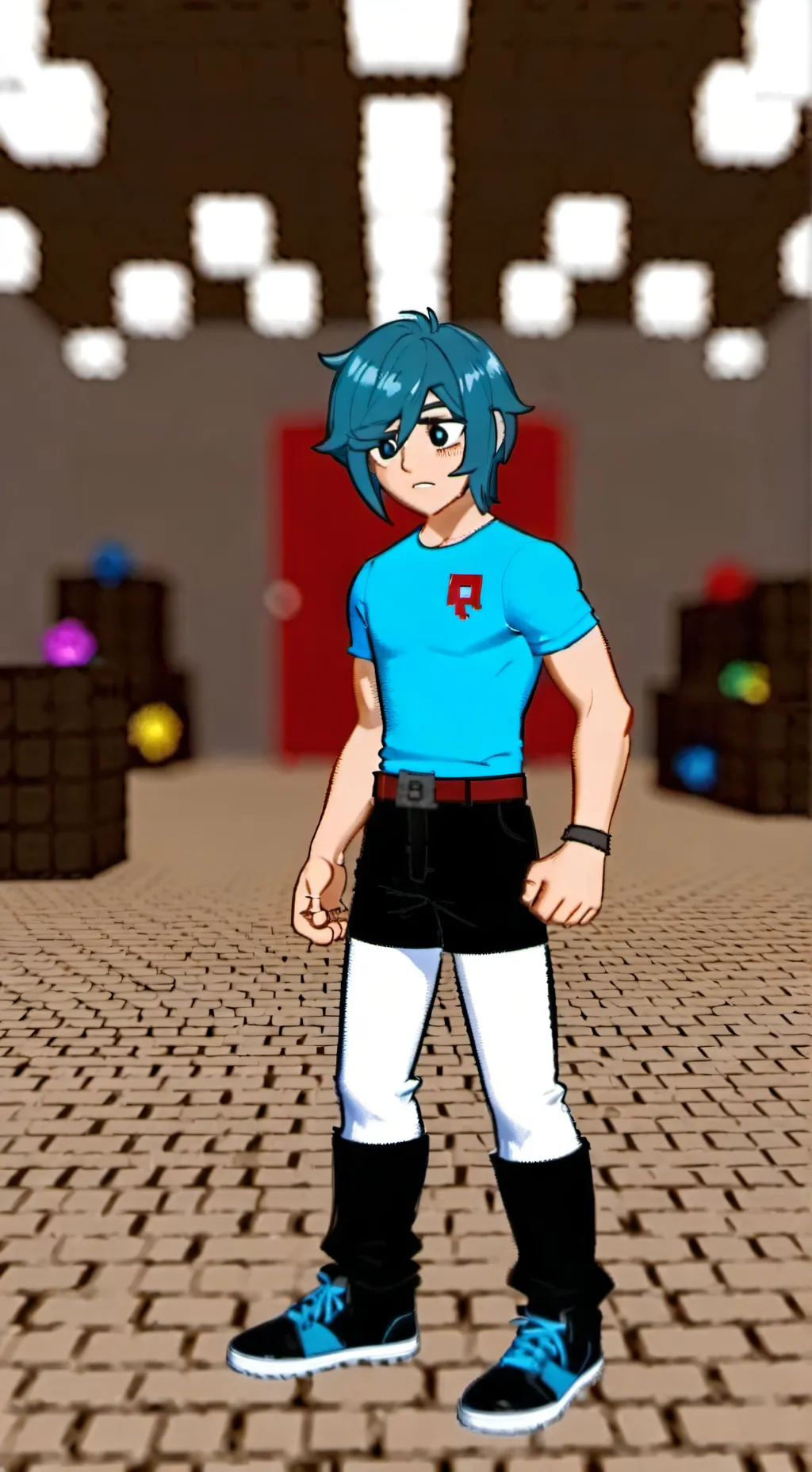 ai character: ROBLOX T OR D background