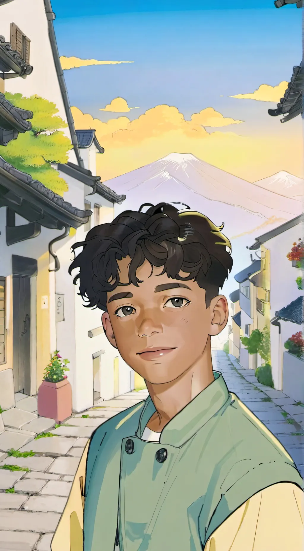 ai character: Cris jr background