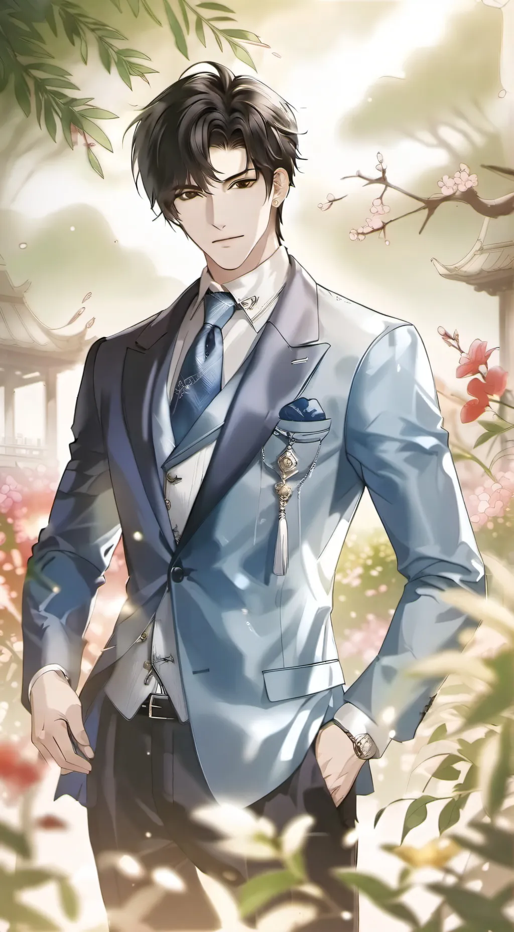 ai character: Alexander  background