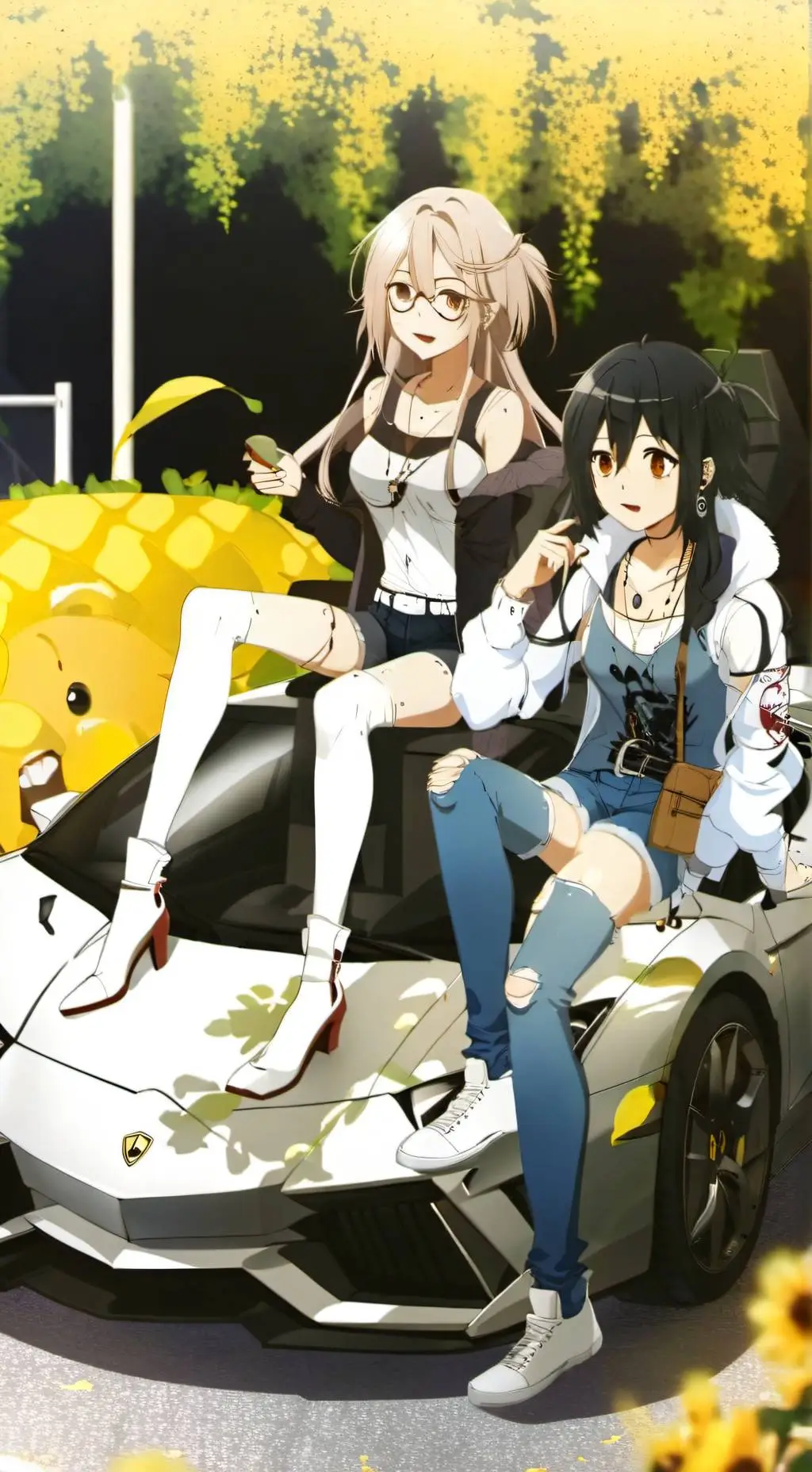 ai character: Emma and Anna background