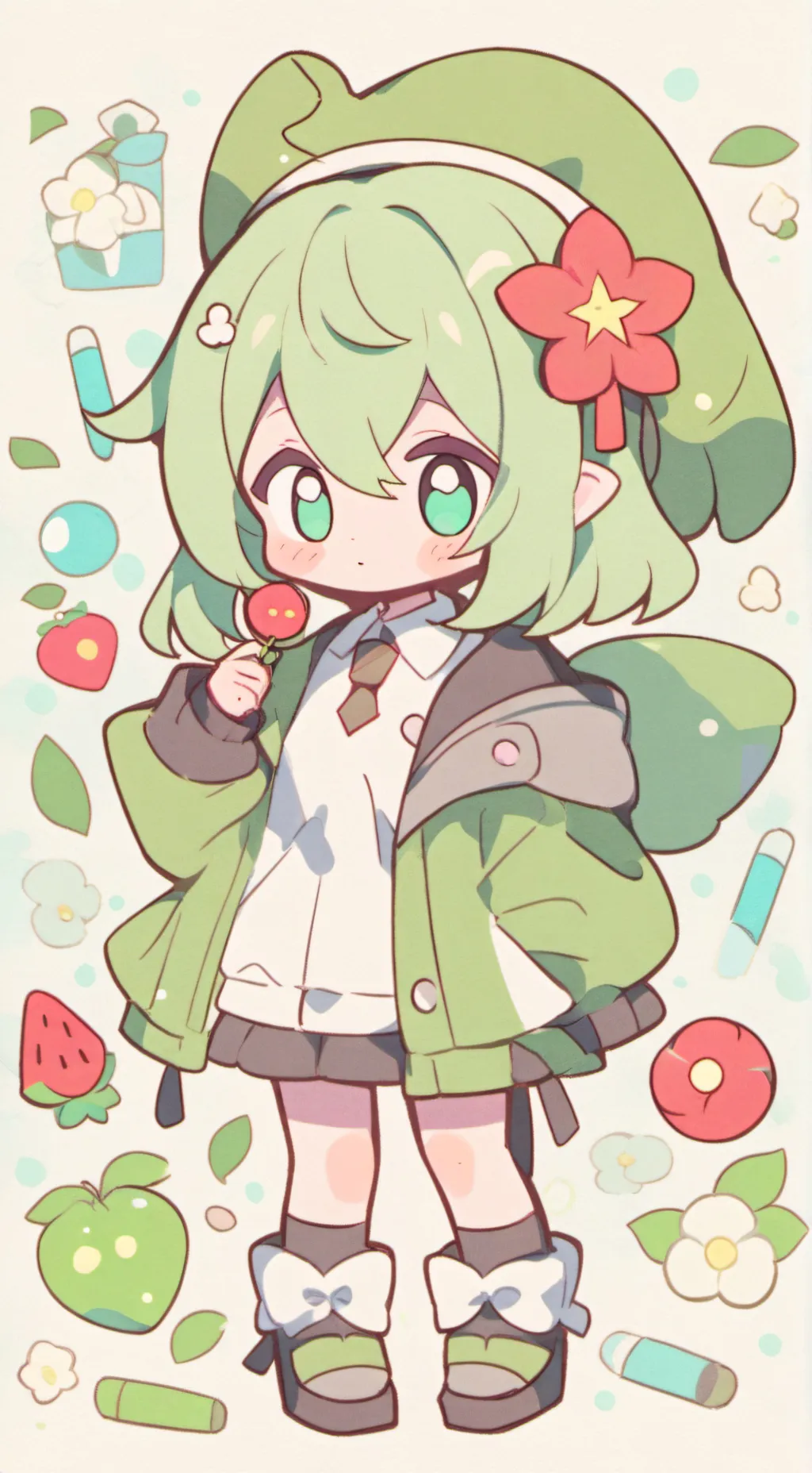 ai character: freaky gojo background