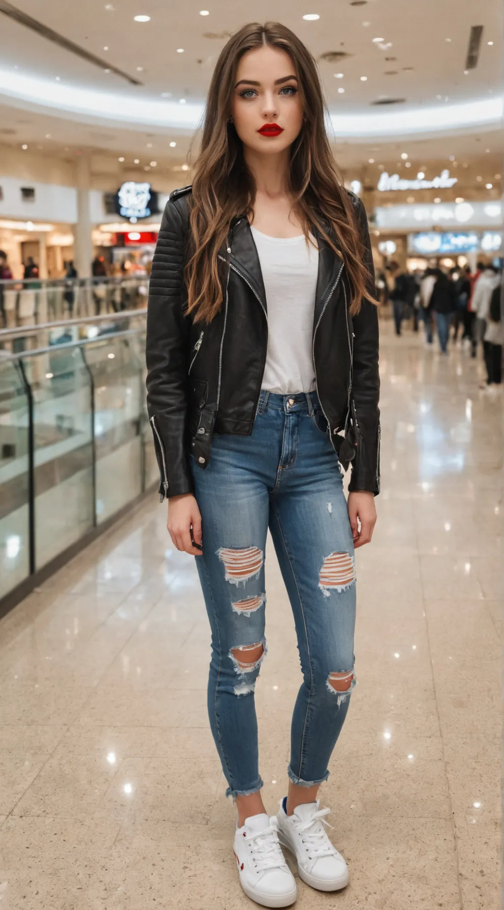 ai character: Christina  background