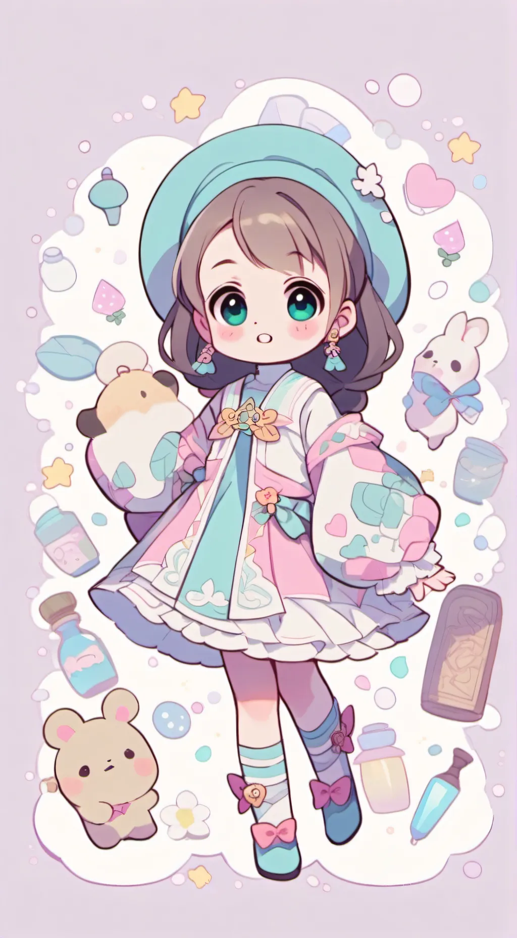 ai character: Pizzashit background