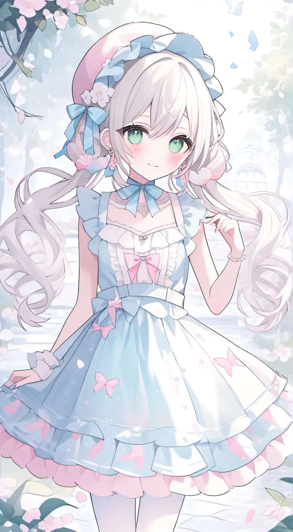 ai character: a girl background