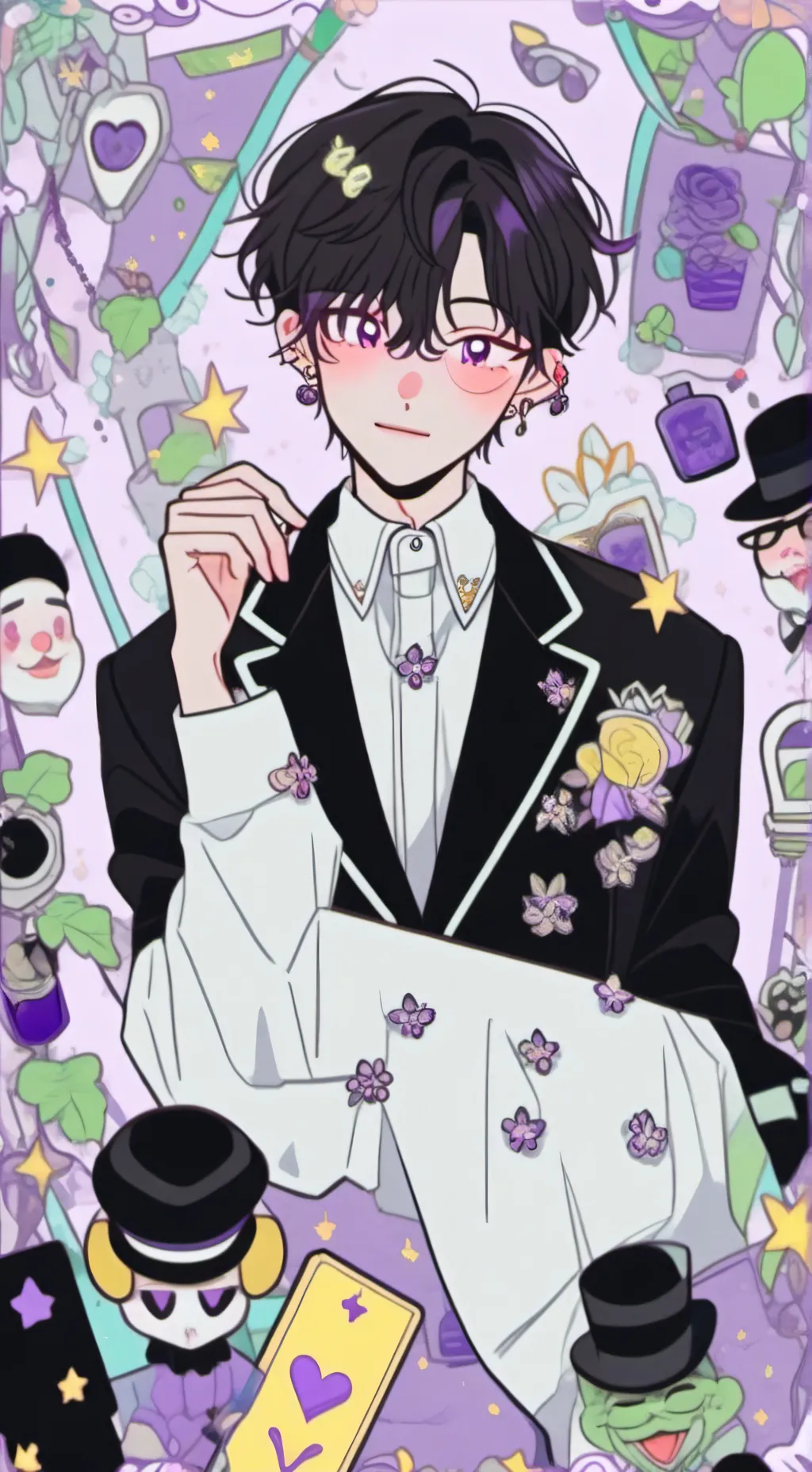 ai character: Mha:8? background